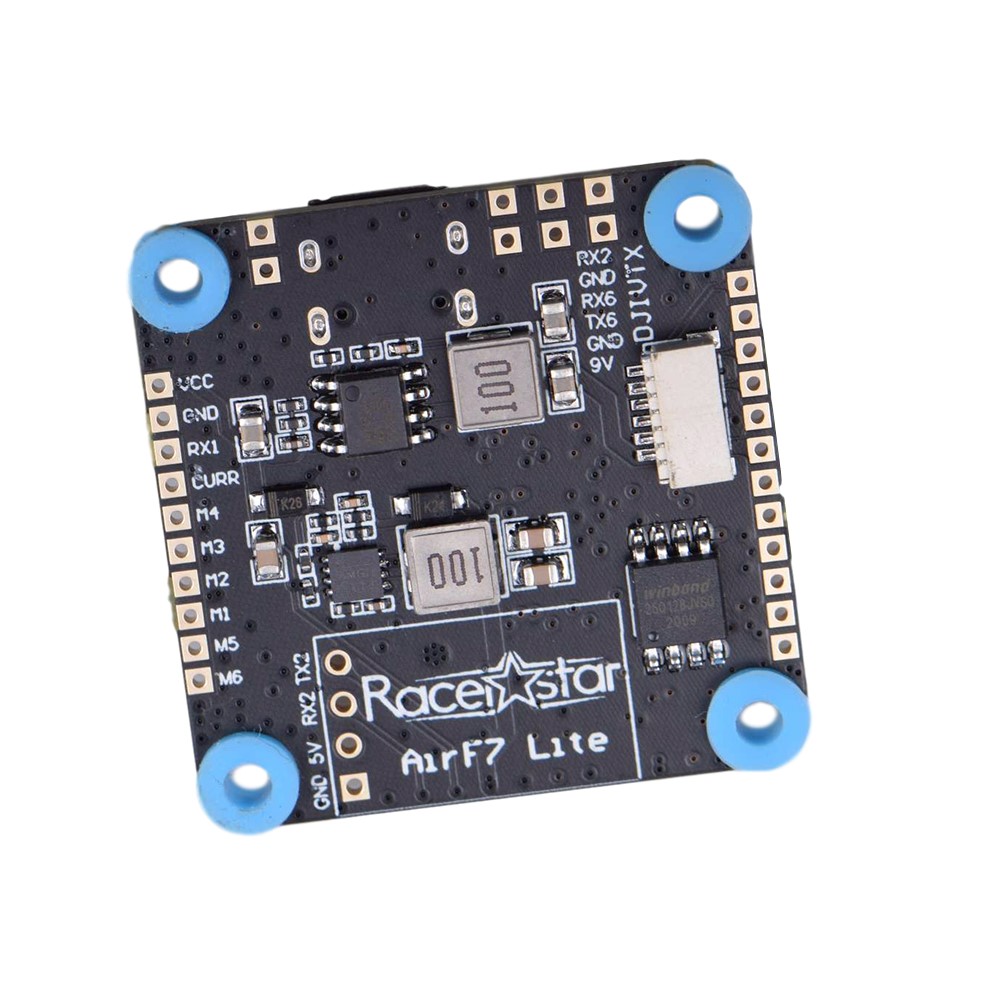 30.5*30.5mm Racerstar AirF7 Lite 3-6S Flight Controller MPU6000 w/DJI HD OSD 5V 3A & 9V 3A BEC Compatibled with TBS Nano Receiver for FPV Racing RC Drone - Photo: 7