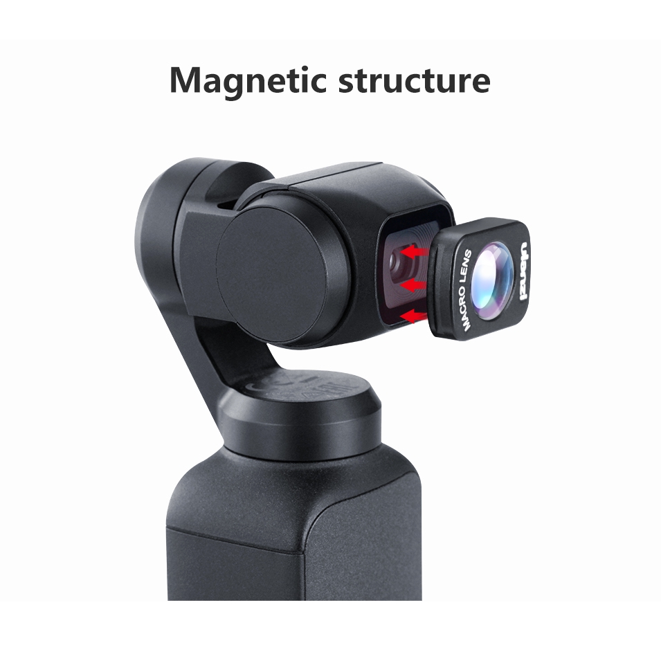 Ulanzi Magnetic 10X OP-6 Macro Lens Camera Lens for DJI Osmo Pocket Camera Gimbal Professional Accessories - Photo: 2