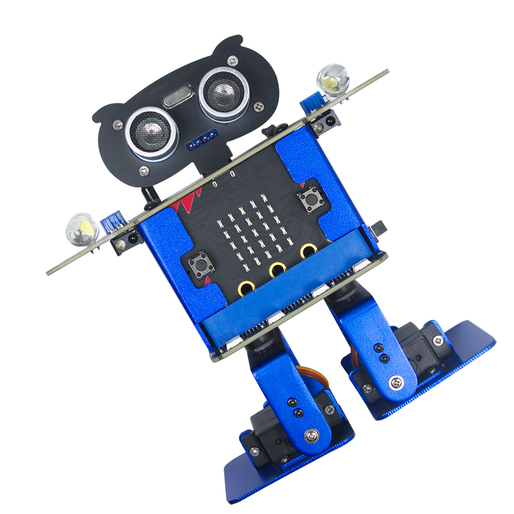 Xiao R HappyBot Microbit Smart Programmable Obstacle Avoidance APP/Stick Control RC Dancing Robot - Photo: 12