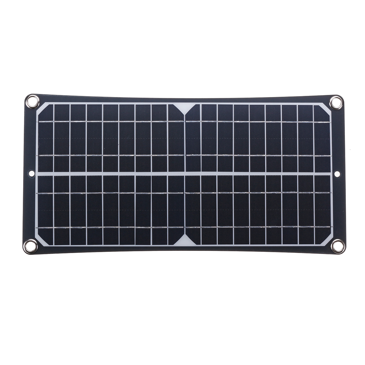 370*190*10mm 10W 18V/5V DC 600mAh IP0131 Matte PET Single Crystal Solar Panel with Crocodile Clip 11