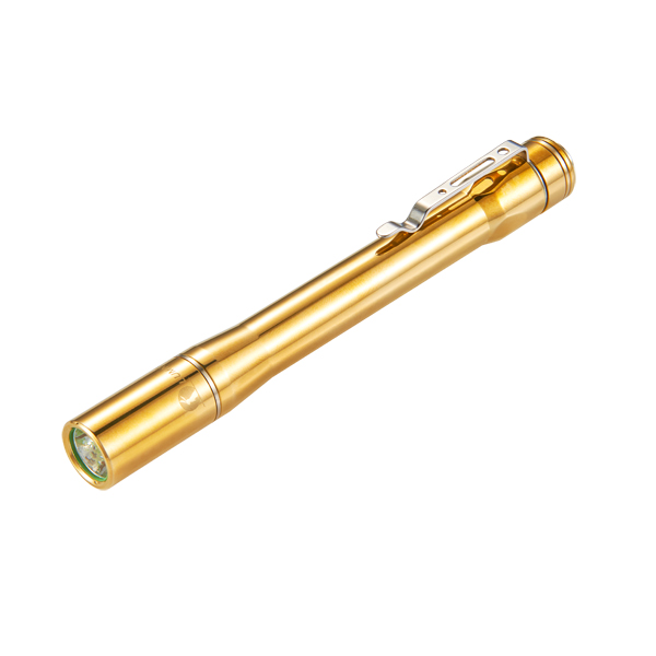 

LUMINTOP IYP365 Brass Nichia 219BT/XP-G2(R5) 200LM 3Modes Portable EDC LED Pen Light Flashlight