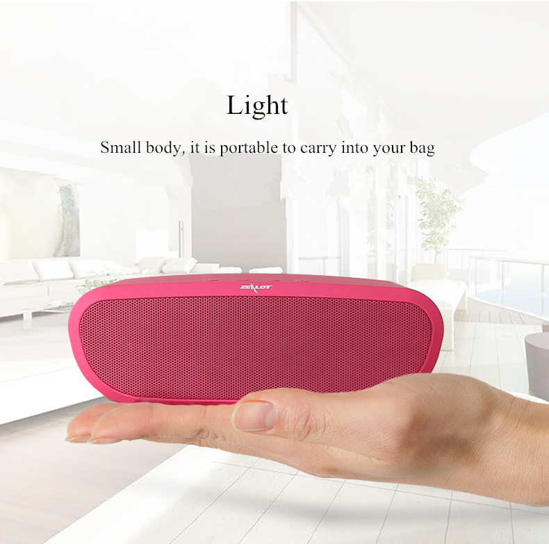 Zealot S9 2400mAh Smart Portable Bass Hands-free TF Card AUX Flash Disk Wireless Bluetooth Speaker