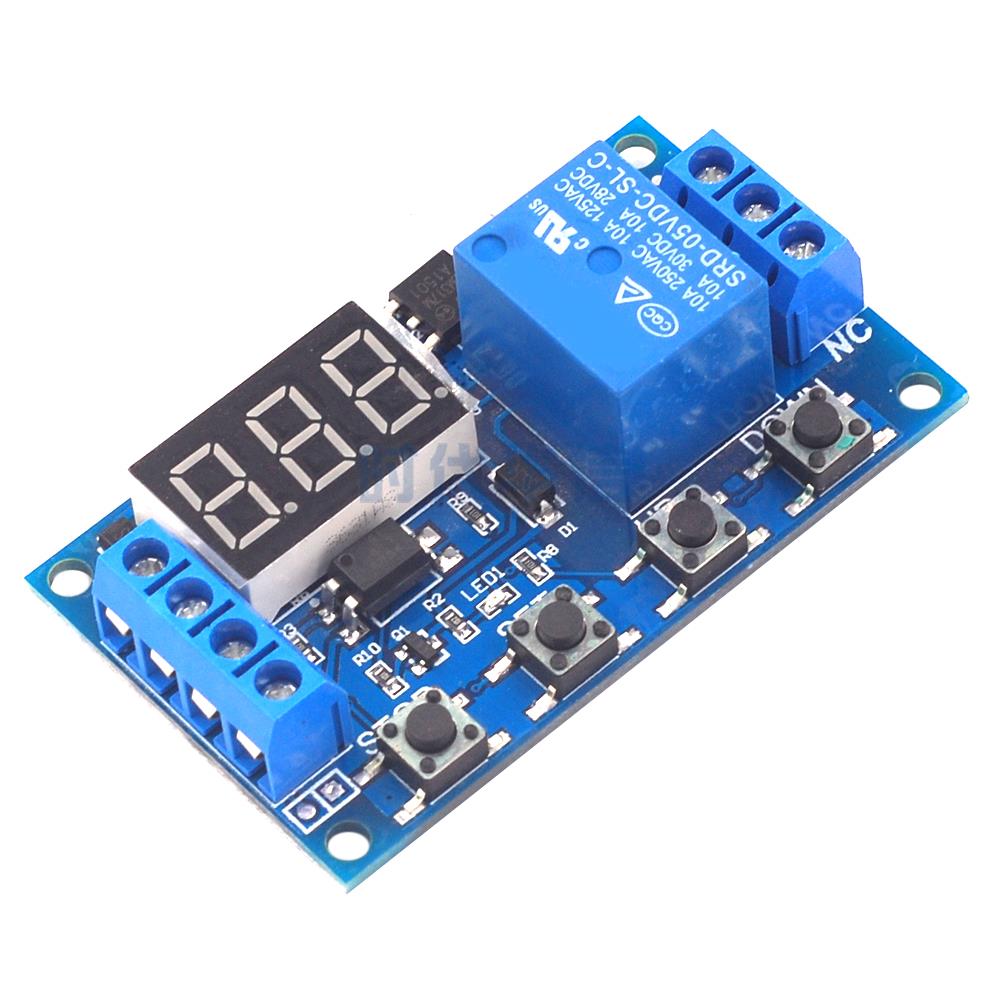 6v-30v Relay Module Switch Trigger Time Delay Circuit Timer Cycle AdjustableH_vi 