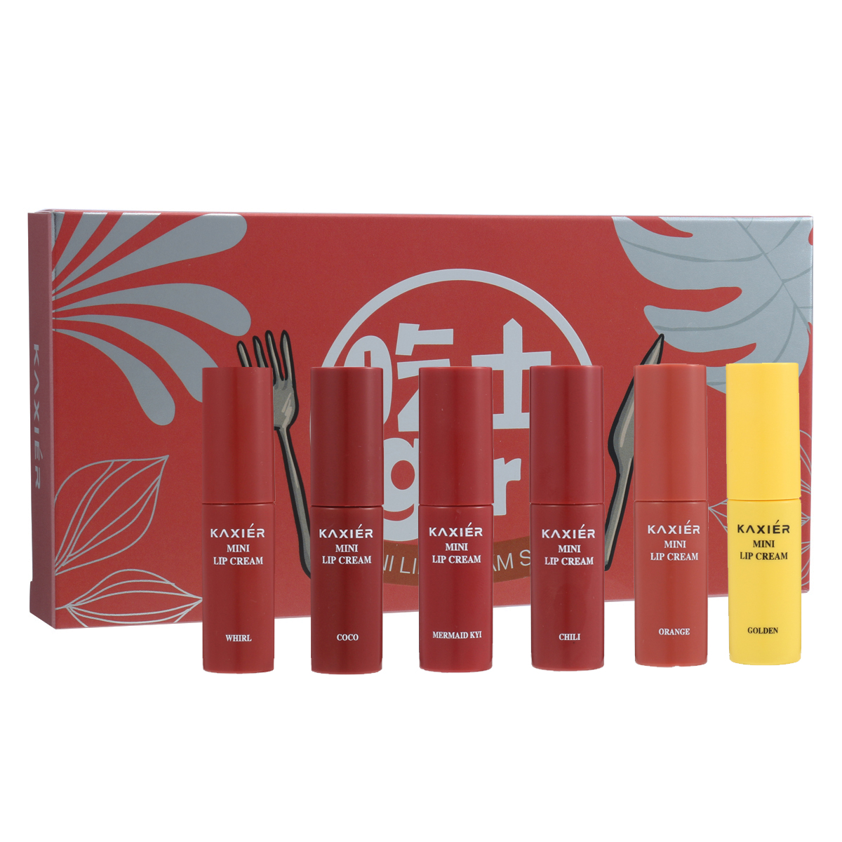 6pcs Liquid Matte Batom Pen Lip Maquiagem Set Lasting Impermeável Smudge Lipgloss Glaze