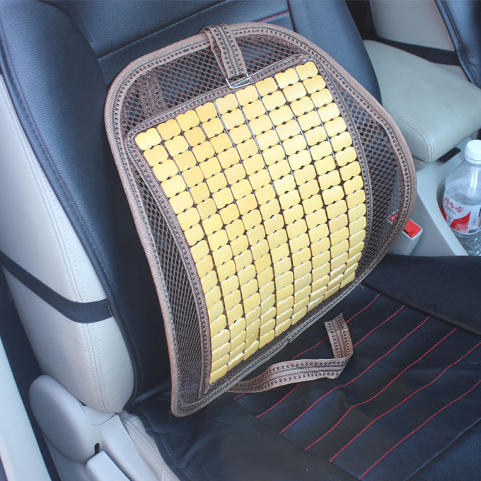 Summer Bamboo Car Seat Chair  Back CushionVentilate Cushion Pad