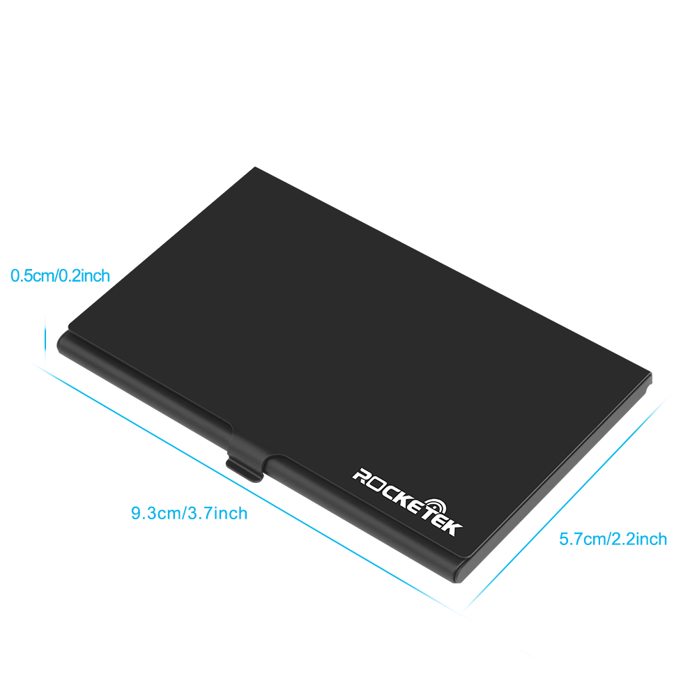 Rocketek Metal Portable TF Memory Card Storage Box Card Adapter Organized Collection Case