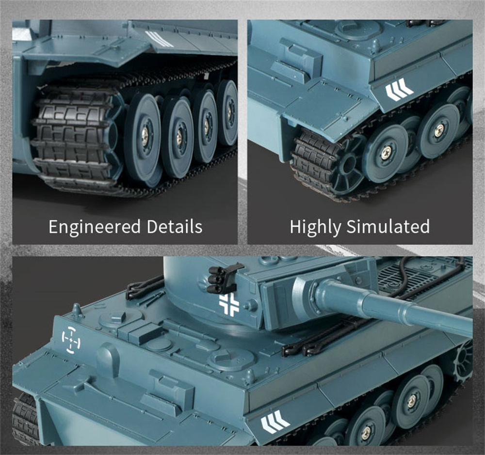 JJRC Q85 RTR 2.4G 4CH RC Battle Tank Programmable Vehicles w/ Sound  360° Rotation Military Models Kids Children Toys