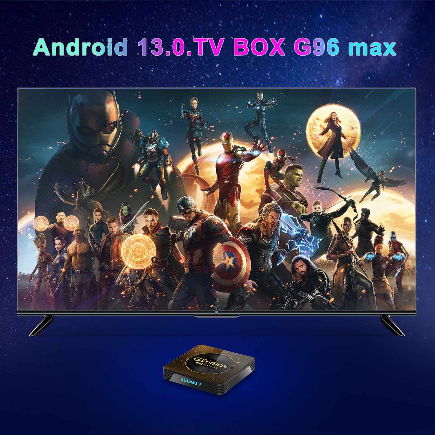 G96max RK3528 A13 TV Box 4+64G dual-band wifi bluetooth 8K set top box player