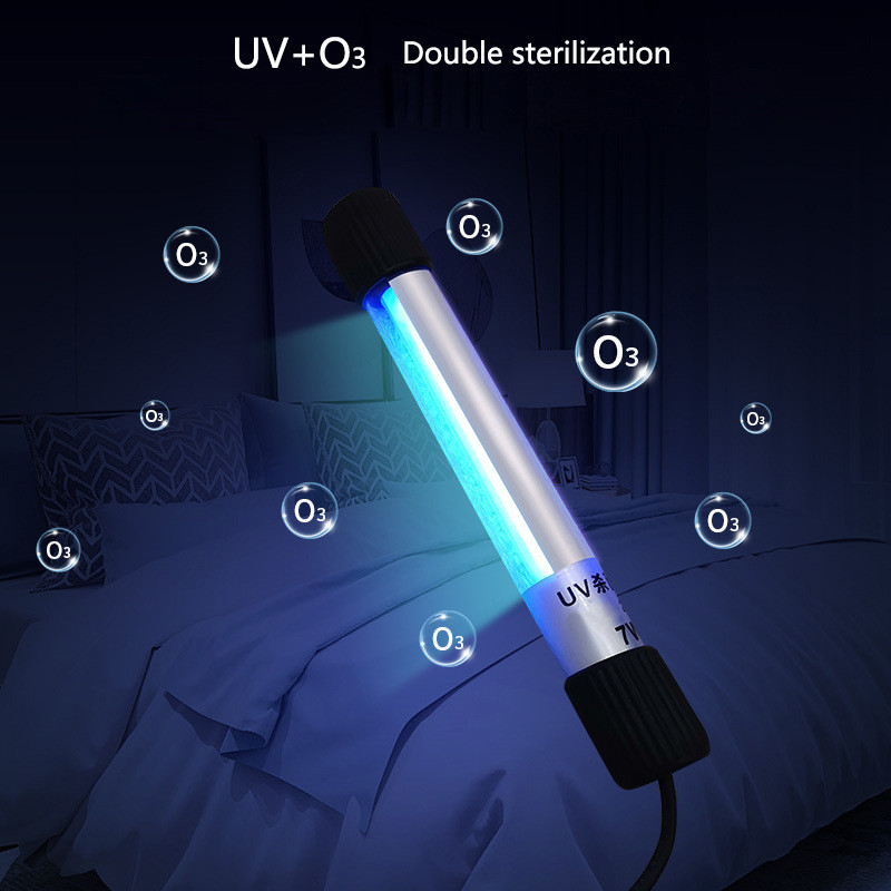 Portable UVC Ultraviolet Sterilizer Lamp Handheld Sterilizing Rod Household UV Disinfection Stick Deodorizer Ozone Light Torch