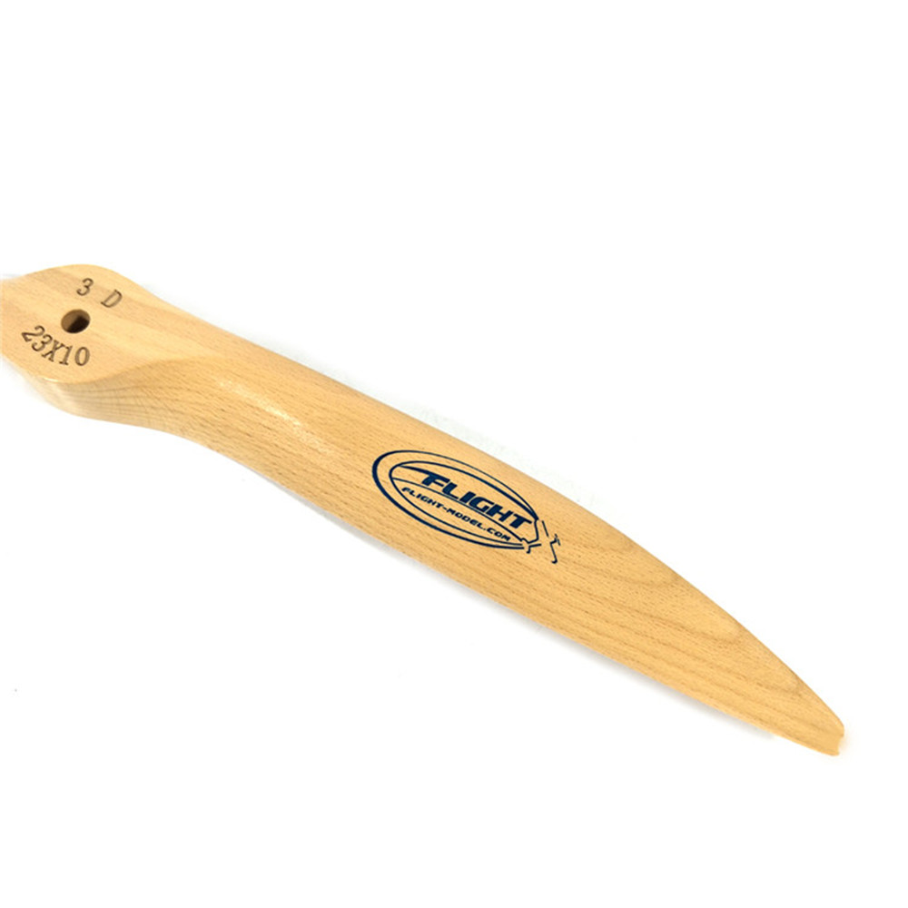 1PC 2310 3D Wooden CW Propeller/ Beech Propeller 23*10 for RC Gasoline/ Petrol Airplane - Photo: 2