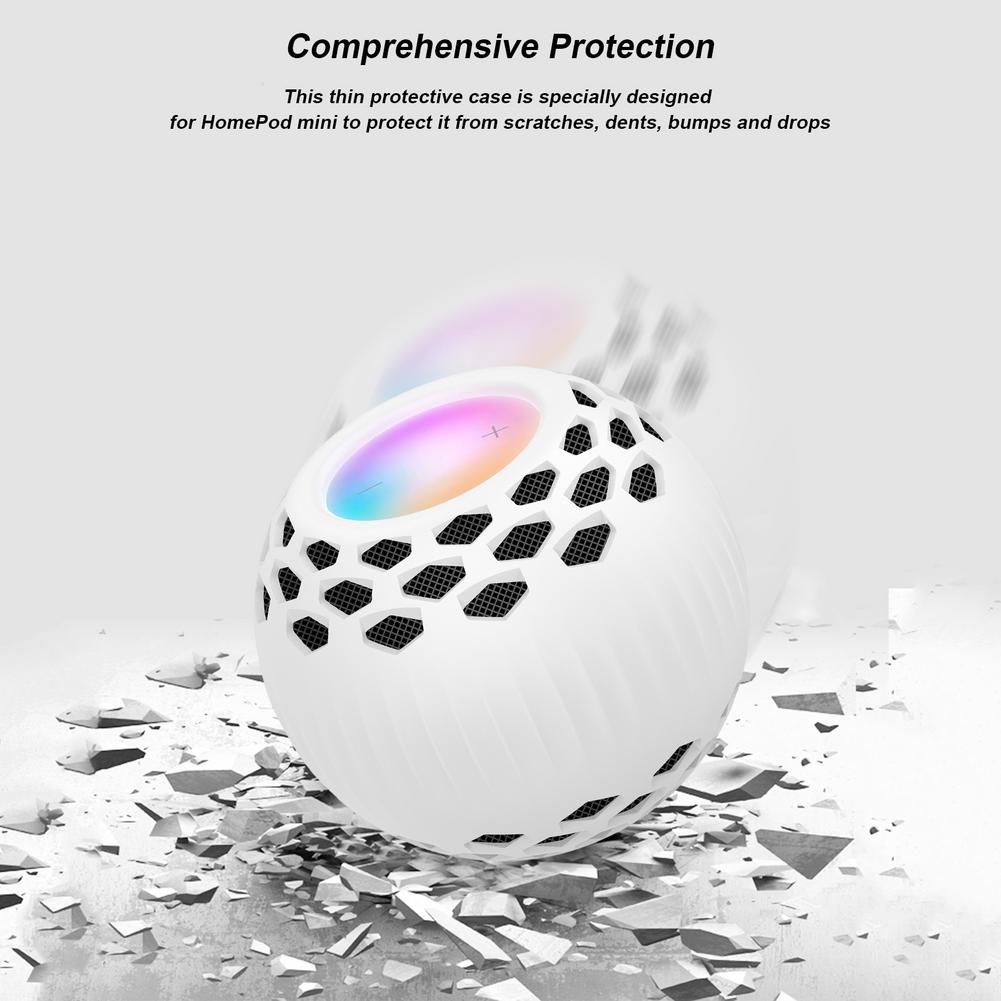 Bakeey Mini Silicone Case Protective Skin Cover for HomePod Mini Non-slip Speaker Mountaineering Silicone Case