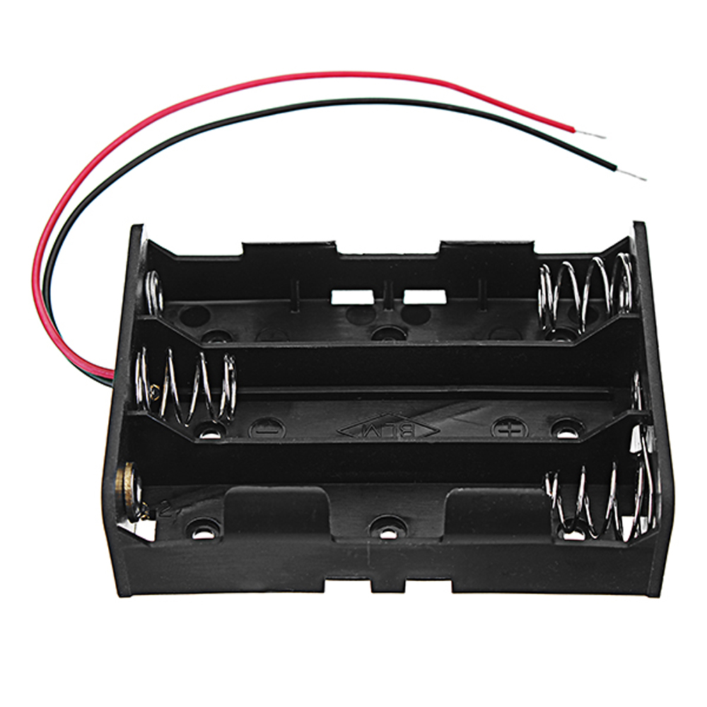 10pcs DC 11.1V 3 Slot 3 Series 18650 Battery Holder High Quality Battery Box Battery Case With 2 Leads And Spring CE RoHS Certification 13