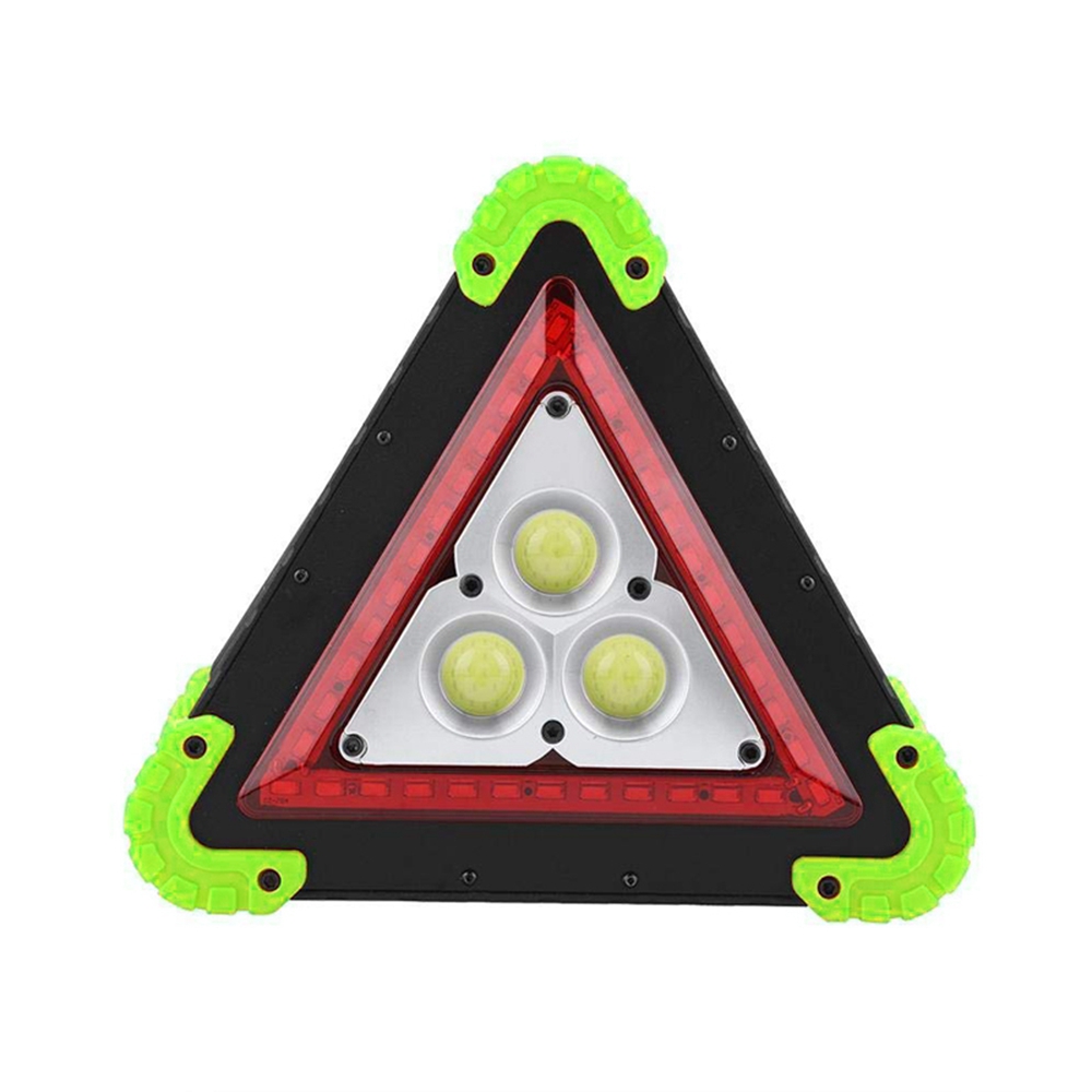 LUSTREON 3 COB+36 LED Outdoor Portable Handle Triangle Work Light Car Repair Camping Emergency Lamp