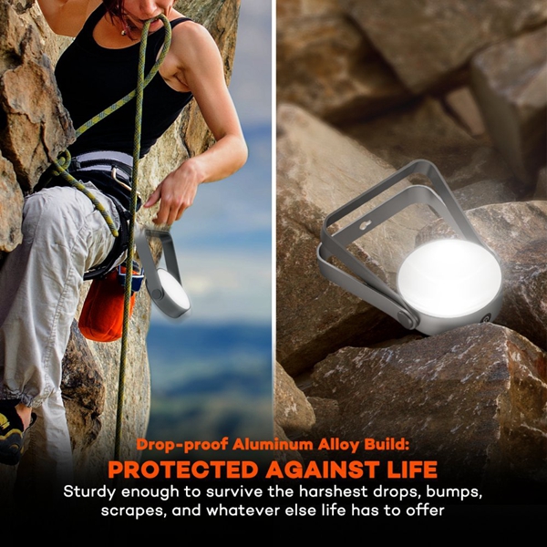 5W Portable Rechargeable LED Outdoor Camping Lantern Waterproof IP65 Emergency Work Light