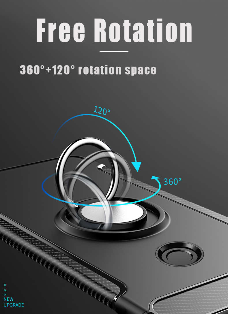 Bakeey Shock-proof 360° Adjustable Ring Holder Protective Case for Xiaomi Mi 6X / Xiaomi Mi A2 Non-original