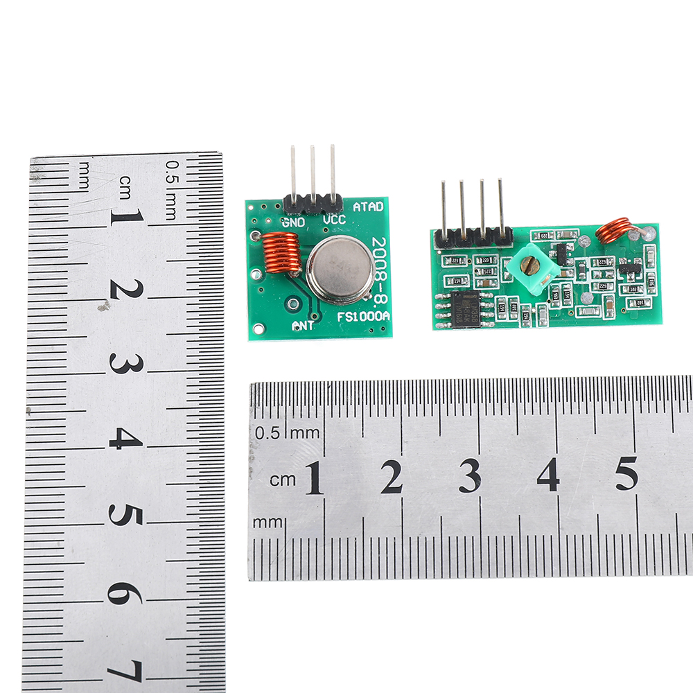 20Pcs 433Mhz Wireless RF Transmitter and Receiver Module Kit