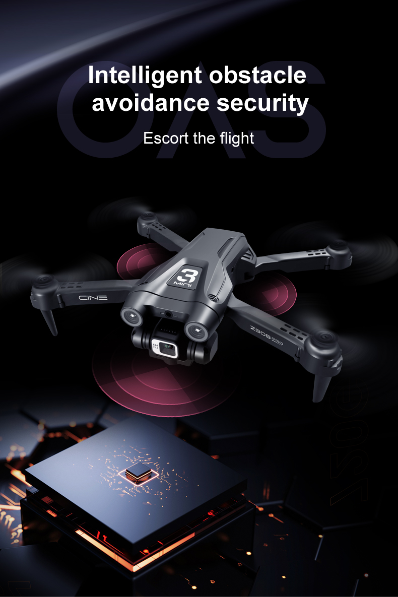 Z908PRO WIFI FPV with 4K 720P Dual 150° ESC Camera Obstacle Avoidance Optical Flow Positioning Foldable RC Drone Quadcopter RTF