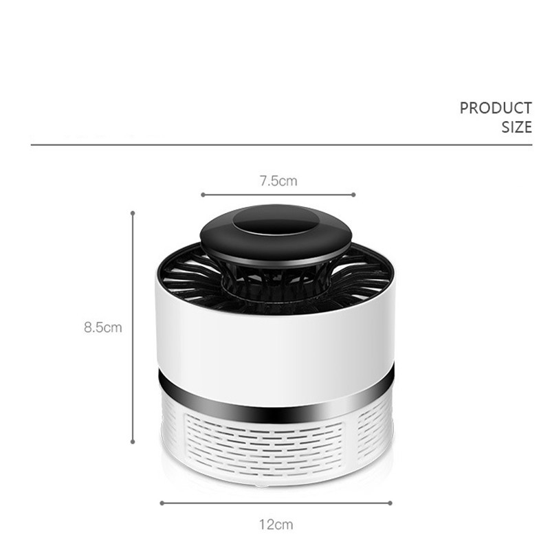 7W LED USB Mosquito Dispeller Repeller Mosquito Killer Lamp Bulb Electric Bug Insect Zapper Pest Trap Light Outdoor Camping 8