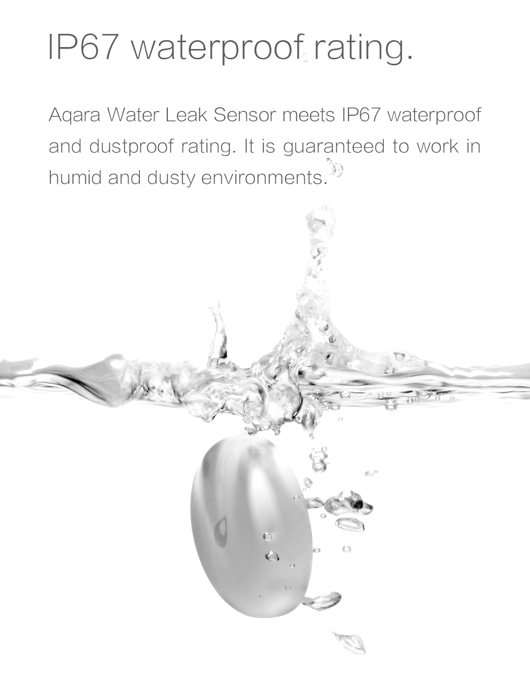 Xiaomi Aqara Smart Water Detector Alarm Sensor Flooding Sensor Remote Alarm with APP 23