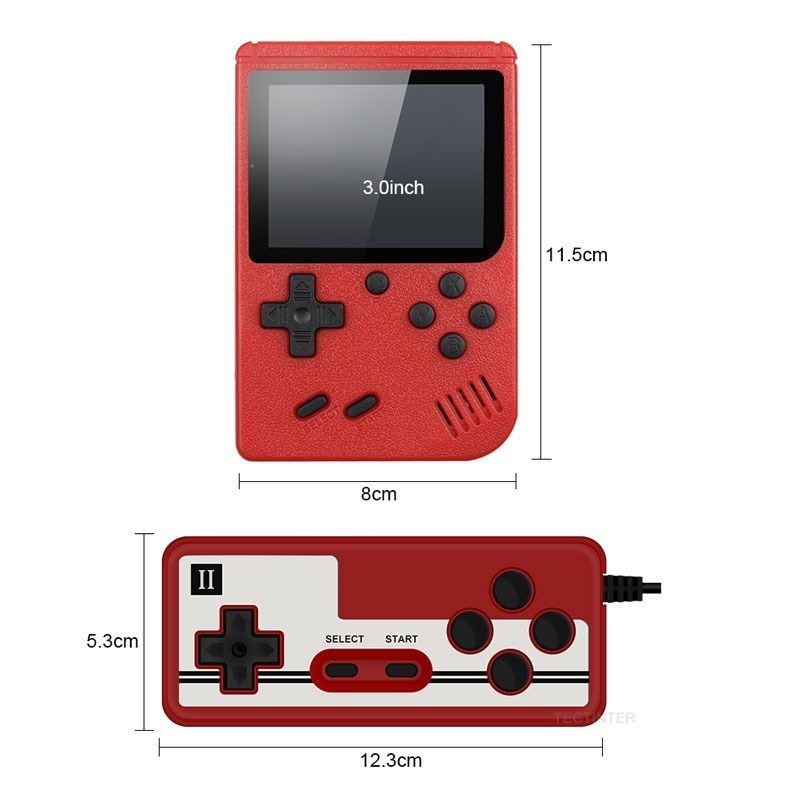 400 Games Retro Handheld Game Console 8-Bit 3.0 Inch Color LCD Kids Portable Mini Video Game Player