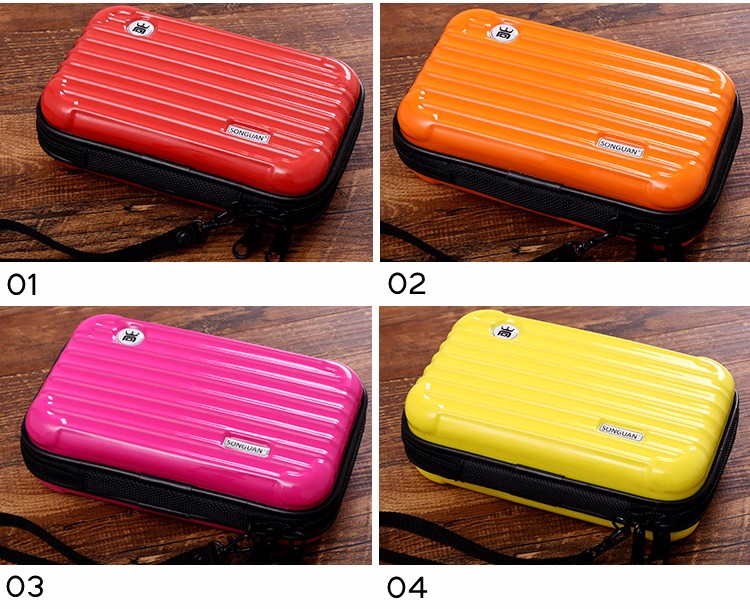 20 Colors Mini Travel Case Makeup Cosmetic Bag Handbag Lady Waterproof Portable 