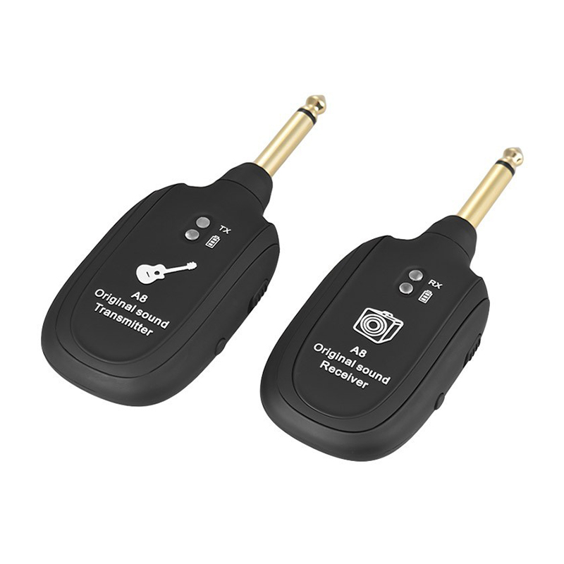 Wireless Audio Transmission Set with Receiver Transmitter For Electric Guitar Bass Violin 10