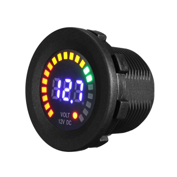 12V Motorcycle LED Digital Display Volt Meterr Car Auto Waterproof Meter