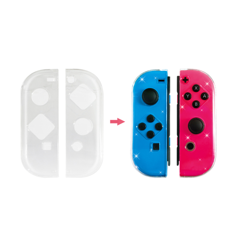 DOBE TNS-1710 Game Console Plastic Hard Shell Crystal Clear Case For Nintendo-Switch Joy-Con NS Accessories