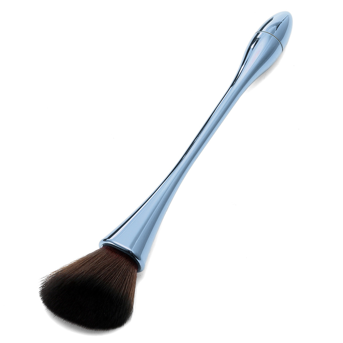 10pcs Soft Goblet Mental Luster Makeup Brushes Set Kit Eye Shadow Blush Blending Cosmetics Tools
