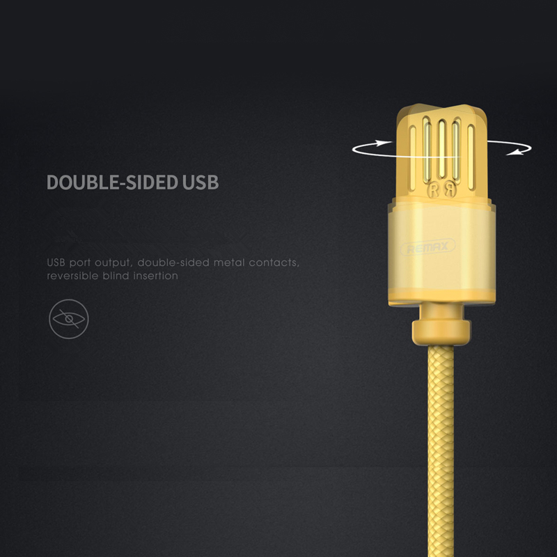 REMAX 2.1A Type-C USB with LED Light Nylon Braided Fast Charging Data Cable for Mi8 Mi9 HUAWEI P30 Pro Oneplus 7 S10 S10+ 