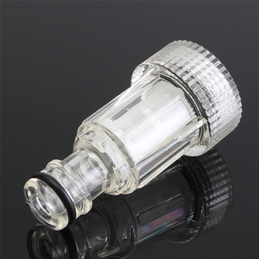 Plastic Transparent High Pressure Soap Nozzle And Water Filter