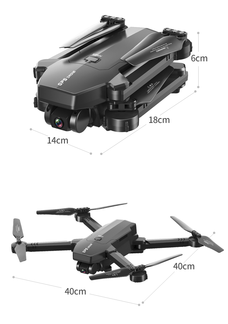 1906 5G WIFI FPV GPS With 4K HD ESC Dual Camera Optical Flow Visual Positioning Foldable RC Drone Quadopter RTF - Photo: 21