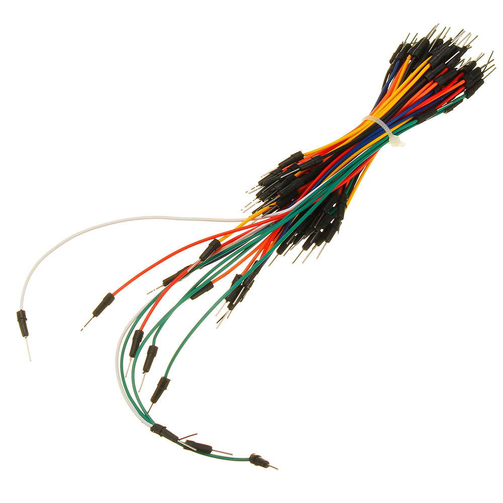 Generic Parts Package+3.3V/5V Power Module+MB-102 830 Points Breadboard+65 Flexible Cables+Jumper Wire 19
