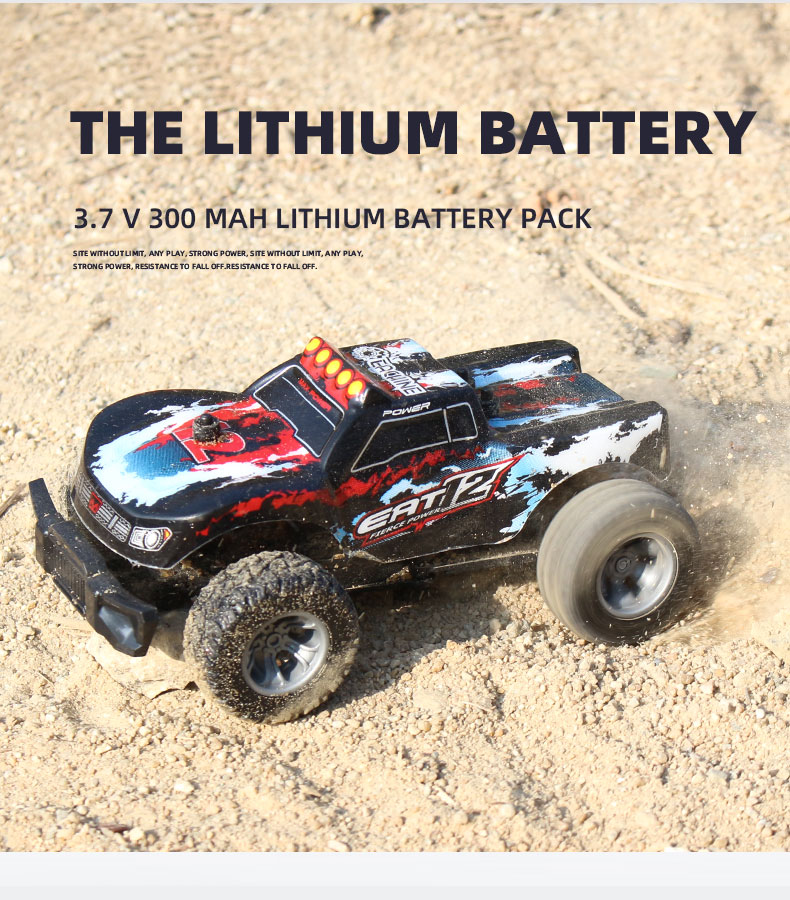Eachine EAT12 1/28 RC Car 2.4G 35km/h High Speed Waterproof RTR Off-road RC Vehicle Model for Kids and Beginners - Photo: 5