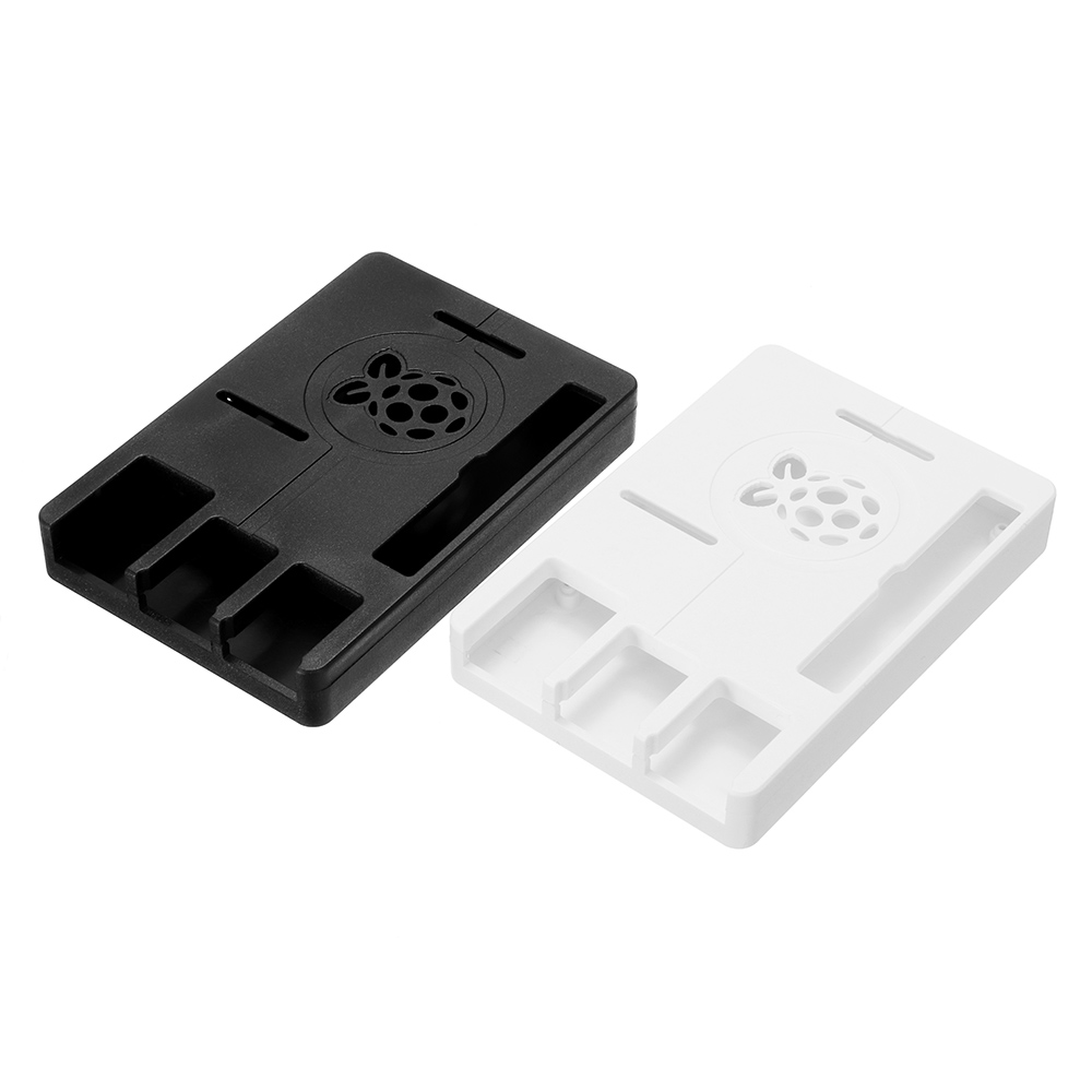Black/White Ultra-slim V8 ABS Protective Enclosure Box Case For Raspberry Pi B+/2/3 Model B 