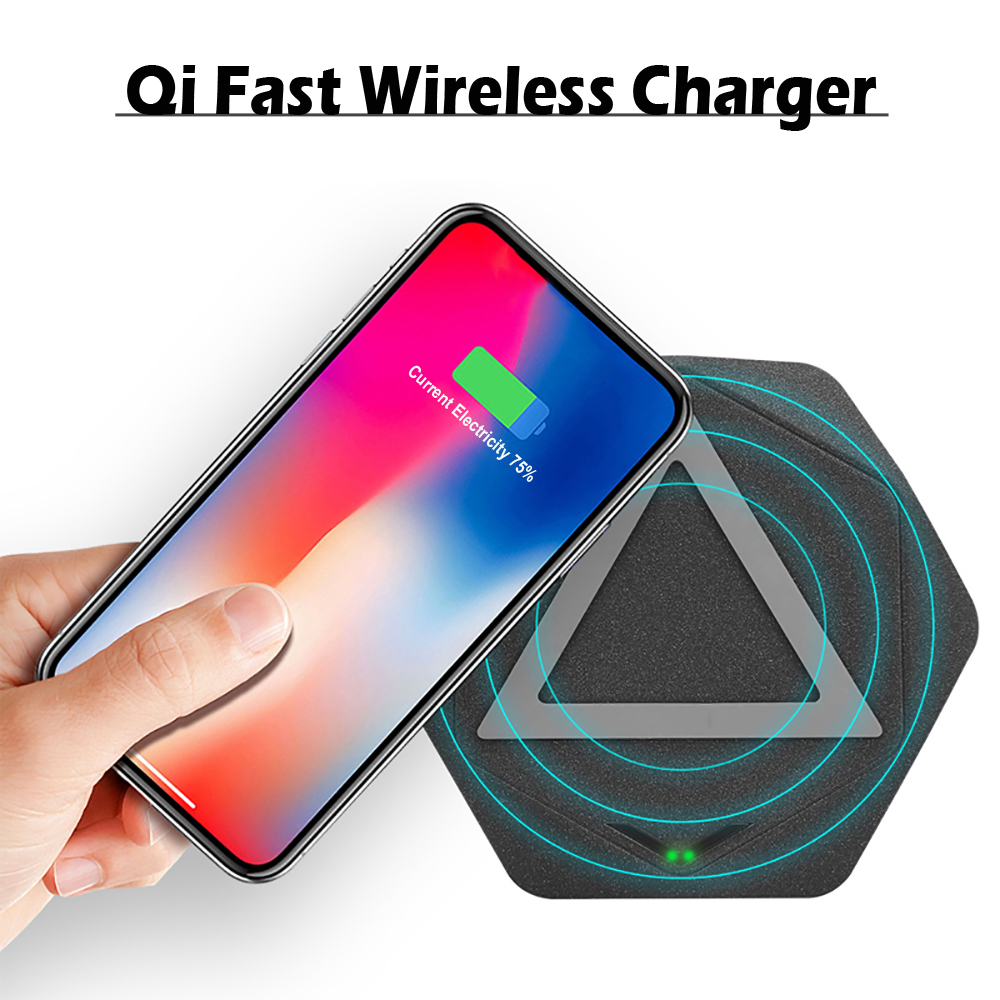 Bakeey 10W Fast Charging Qi Wireless Charger Pad for iPhone X 8 Plus S9 S8 