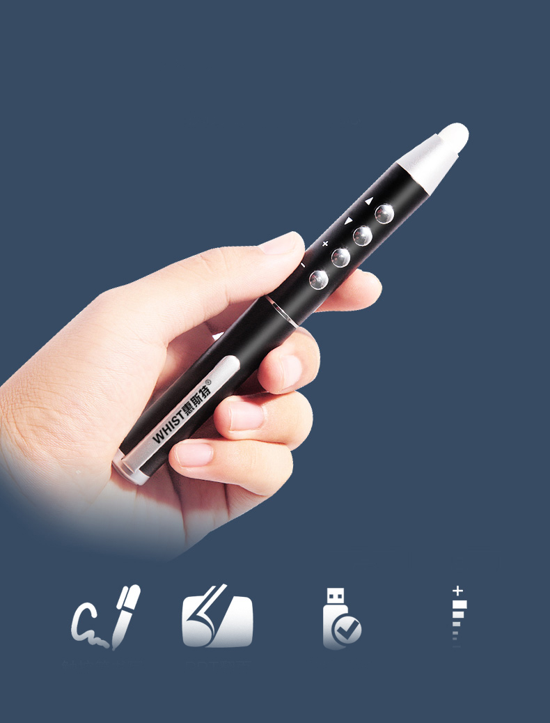I4 Ppt Flip Pen Multimedia Remote Control Demo Projector Pen Whiteboard Teaching Volume Regulator