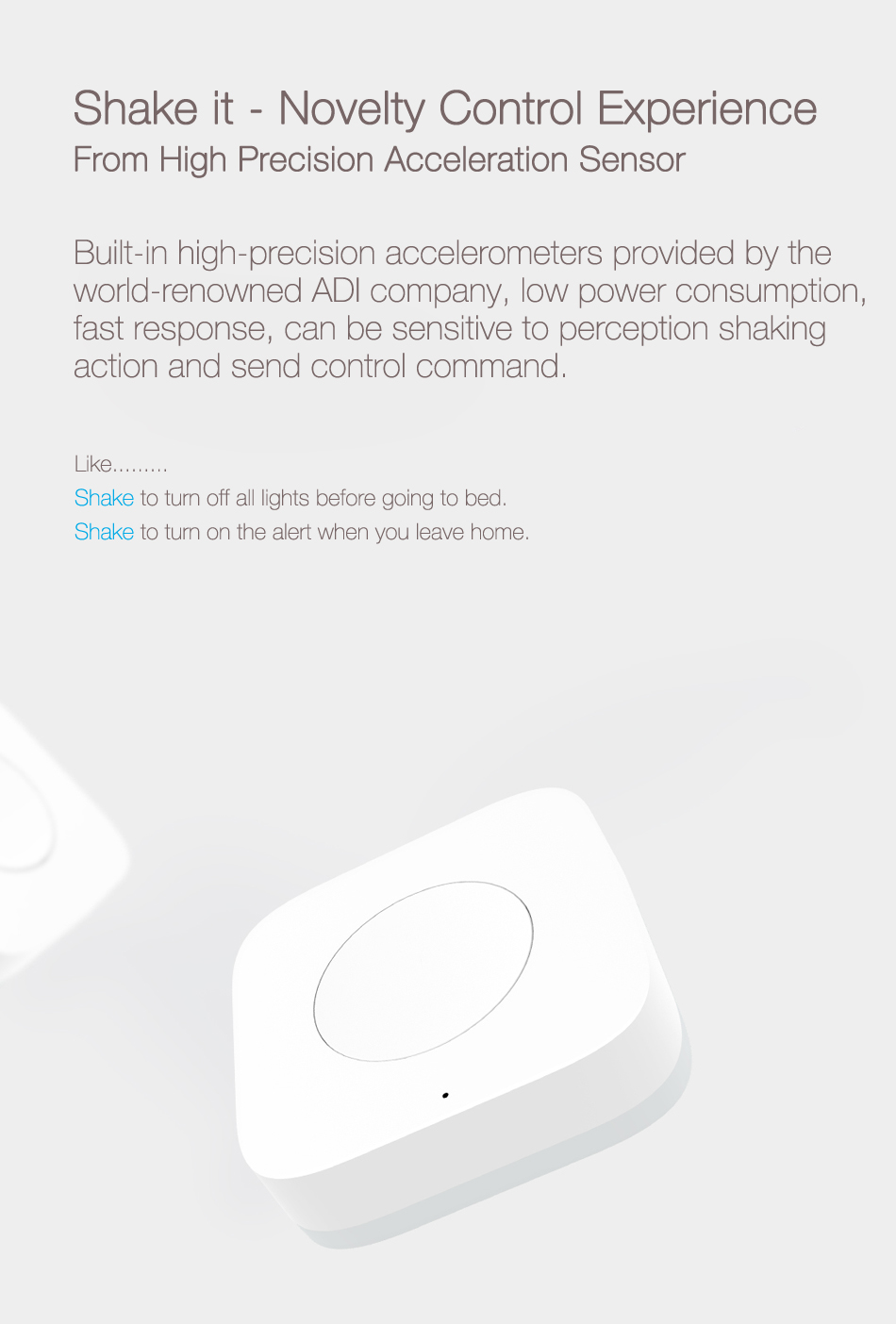 Original Xiaomi Aqara Gyroscope Upgrade Version Wireless Switch Xiaomi Smart Home Remote Control Swtich 9