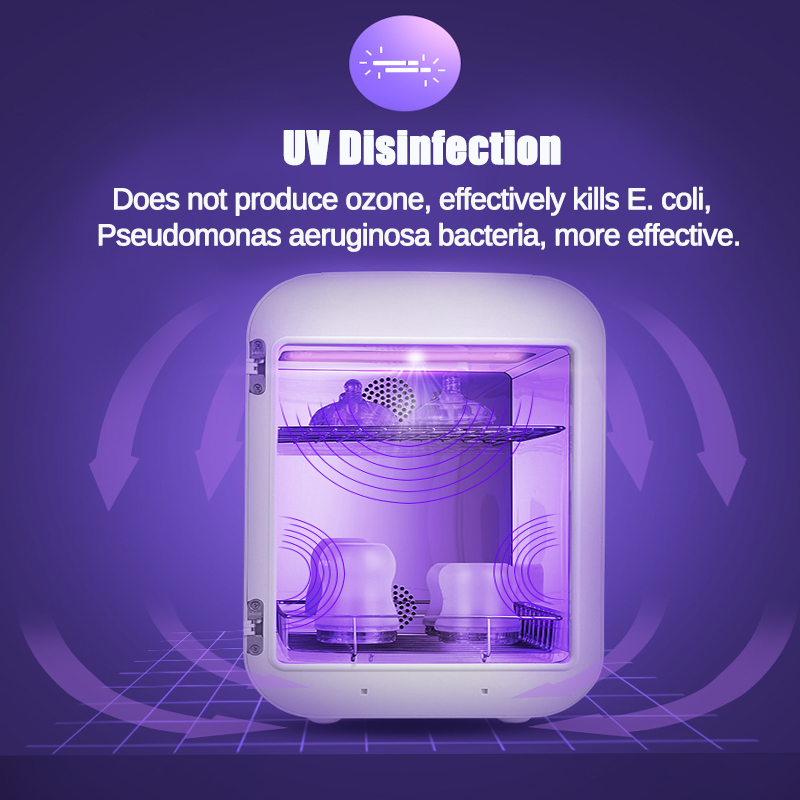 Bakeey 12L Large Capacity Sterilization Cabinet LED Digital Display Screen UV Sterilization Box