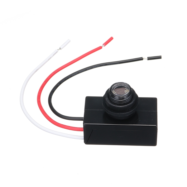 

3pcs AC 80V-277V 110V 220V Mini Photoelectric Switch Photocell Dusk To Dawn Automatic Lamp Switching Sensor LED Light Control Switch Optical Control Switch Long Life Saving Energy Safe And Reliable