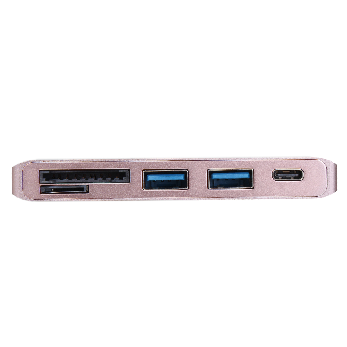 Multifunções USB Hub Type-C para Type-C USB 3.0 2Ports TF SD Card Reader para PC portátil 