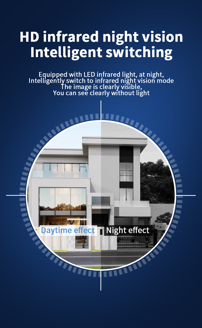 1080P HD Wireless Doorbell Intelligent IR Night Vision 125° Wide Angle Remote APP Viewing Intercom Energy-saving Outdoor Security Camera Door Bell