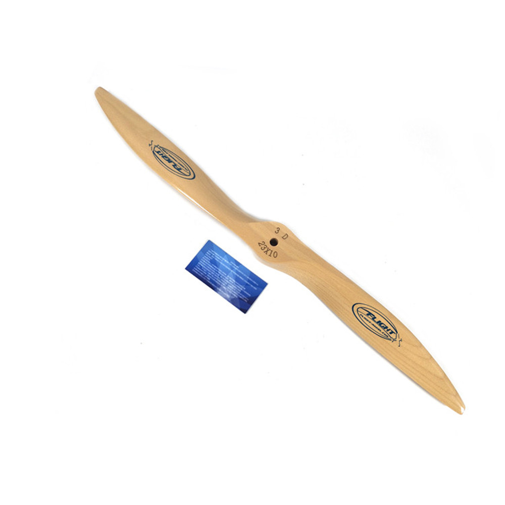 1PC 2310 3D Wooden CW Propeller/ Beech Propeller 23*10 for RC Gasoline/ Petrol Airplane - Photo: 3