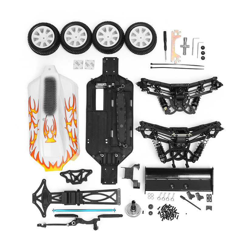 ZD Racing 9102 Thunder B-10E DIY Car Kit 2.4G 4WD 1/10 Scale RC Off Road Buggy Without Electronic Parts - Photo: 3