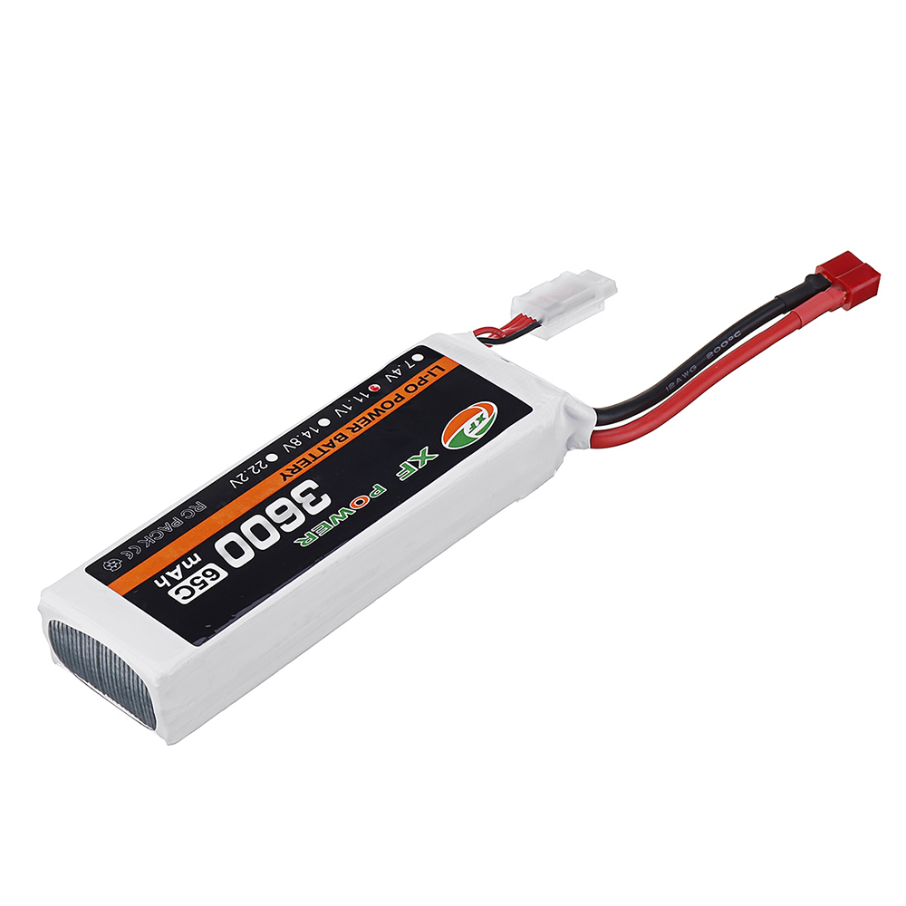 XF POWER 11.1V 3600mAh 65C 3S Lipo Battery T Plug for RC Car