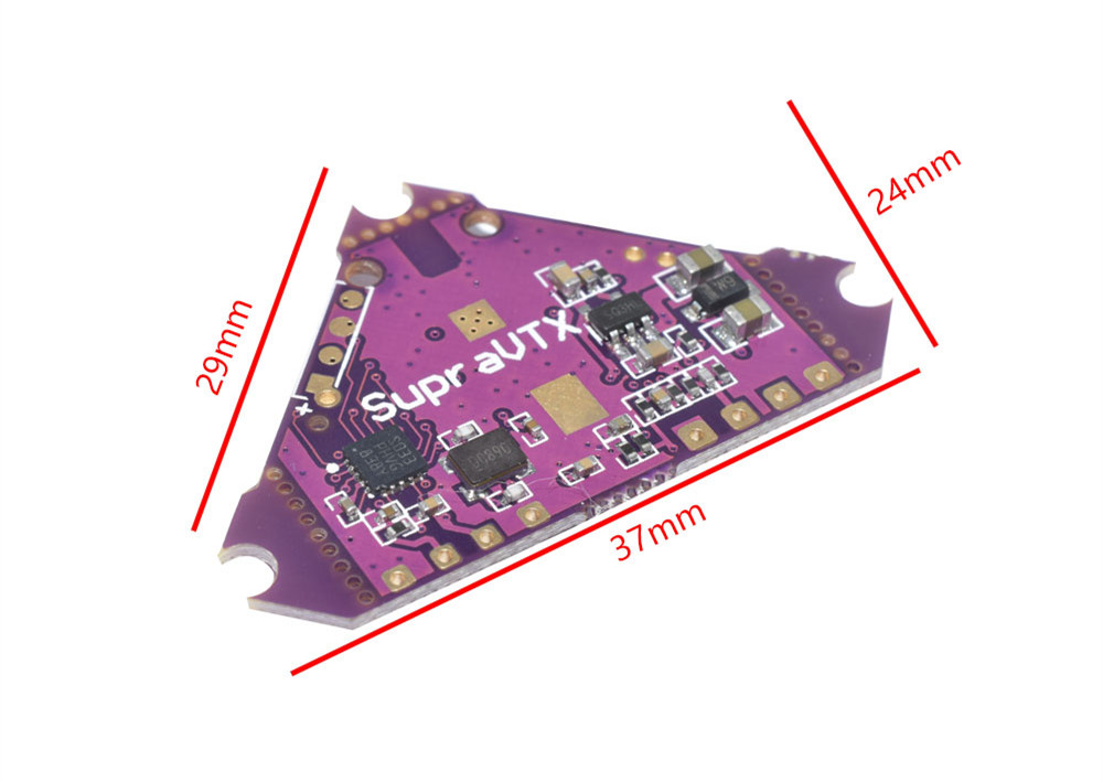 Supra-F4-12A V1.0 F4 Flight Controller AIO OSD BEC Built-in 12A BL_S ESC & 200mW VTX Stack for Tinywhoop FPV Racing Drone - Photo: 7