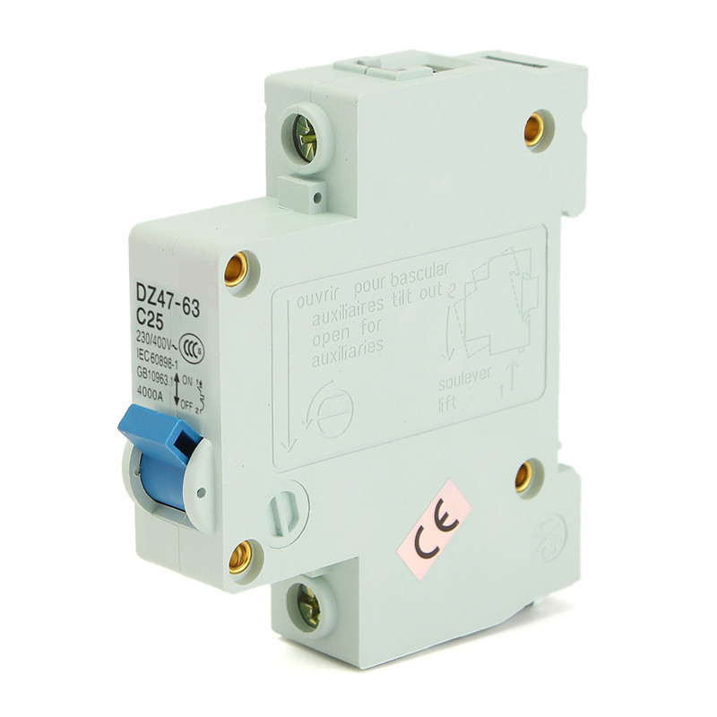 25A 230V/400V~ 50HZ Safety Switch Circuit Breaker MCB C25 