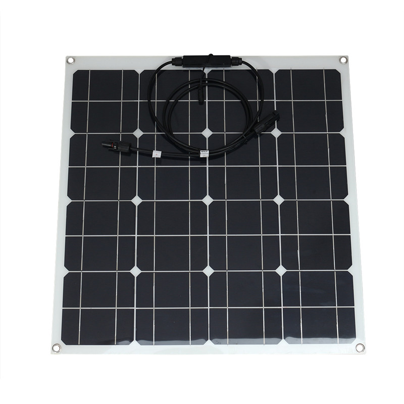 50W 560*540*2.5mm High Efficiency Portable Single Crystal Flexible Solar Panel 11