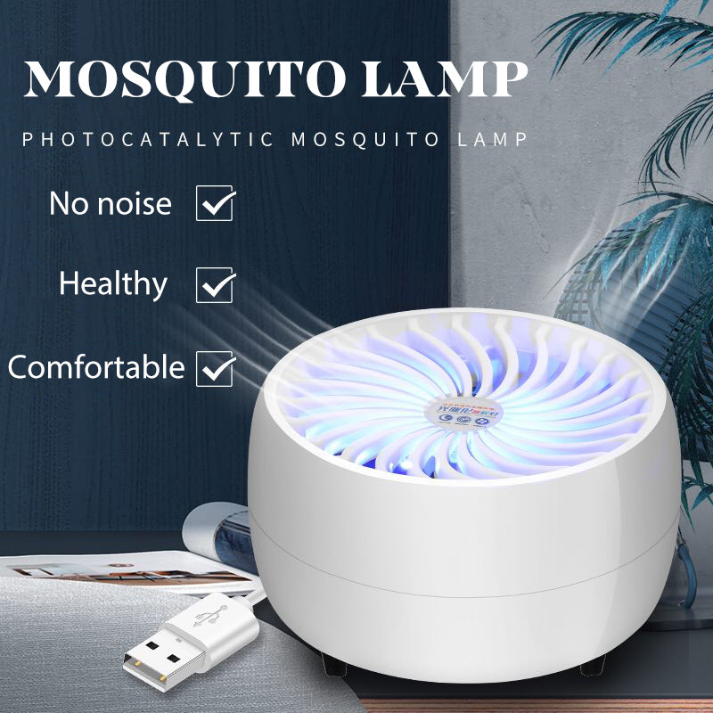 DC5V 5W USB Inhalation Mosquito Light Mosquito Killer Zapper UV Light Mosquito Insect Killer Lamp Electronic Mosquito Trap Lights for Pets 