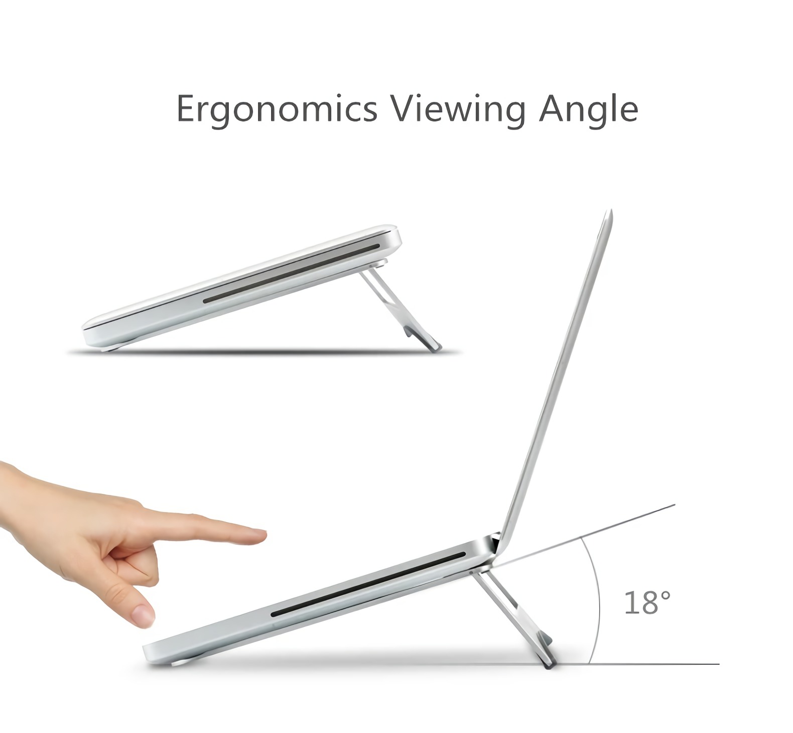High Quality Portable Laptop Stand Aluminium Alloy For MacBook Tablet Holder With Cooling Function